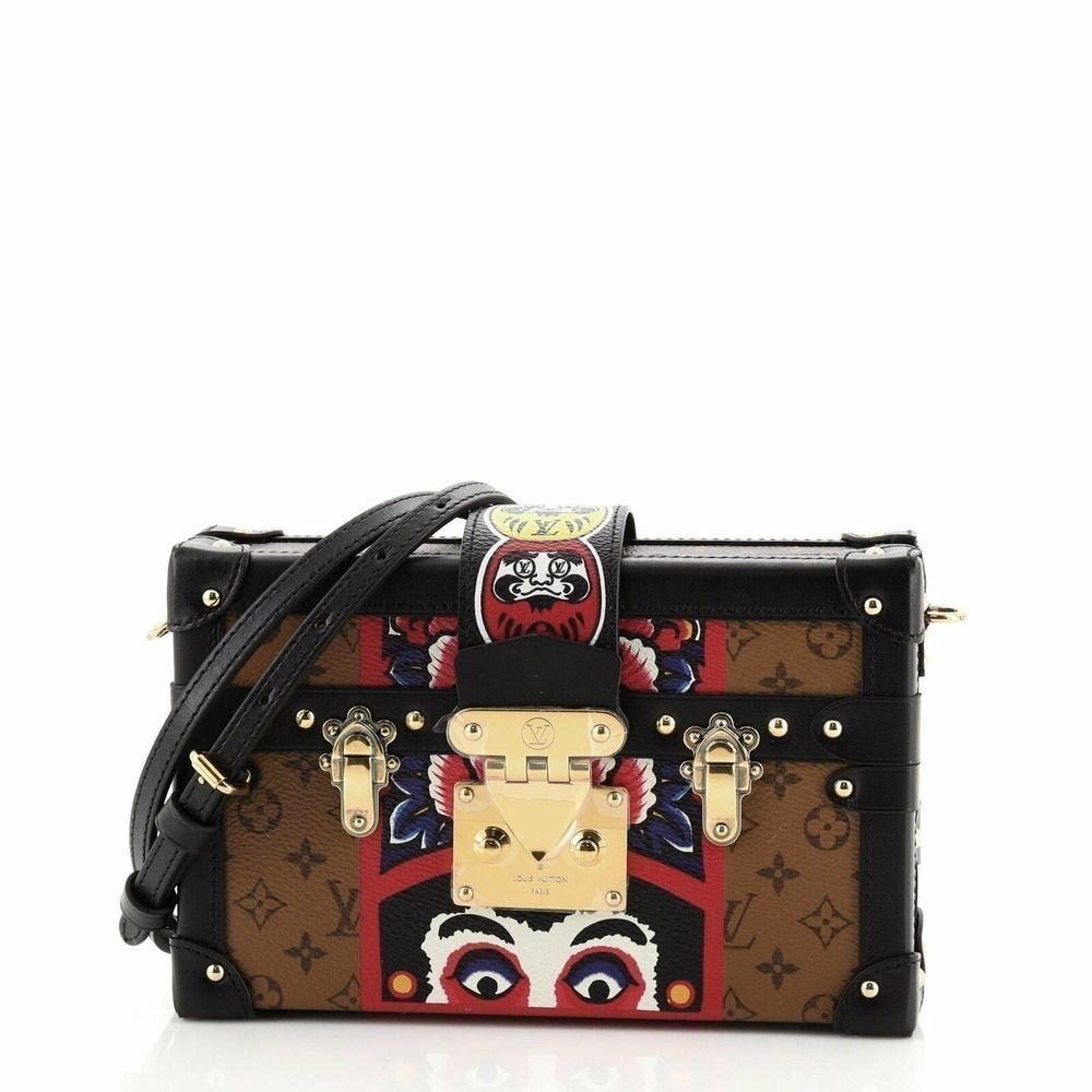 Louis Vuitton Petite Malle Kabuki Reverse Monogram Japan trunk crossbody LV bag